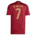 Maillot de foot Belgique Kevin De Bruyne #7 Domicile vêtements Europe 2024 Manches Courtes